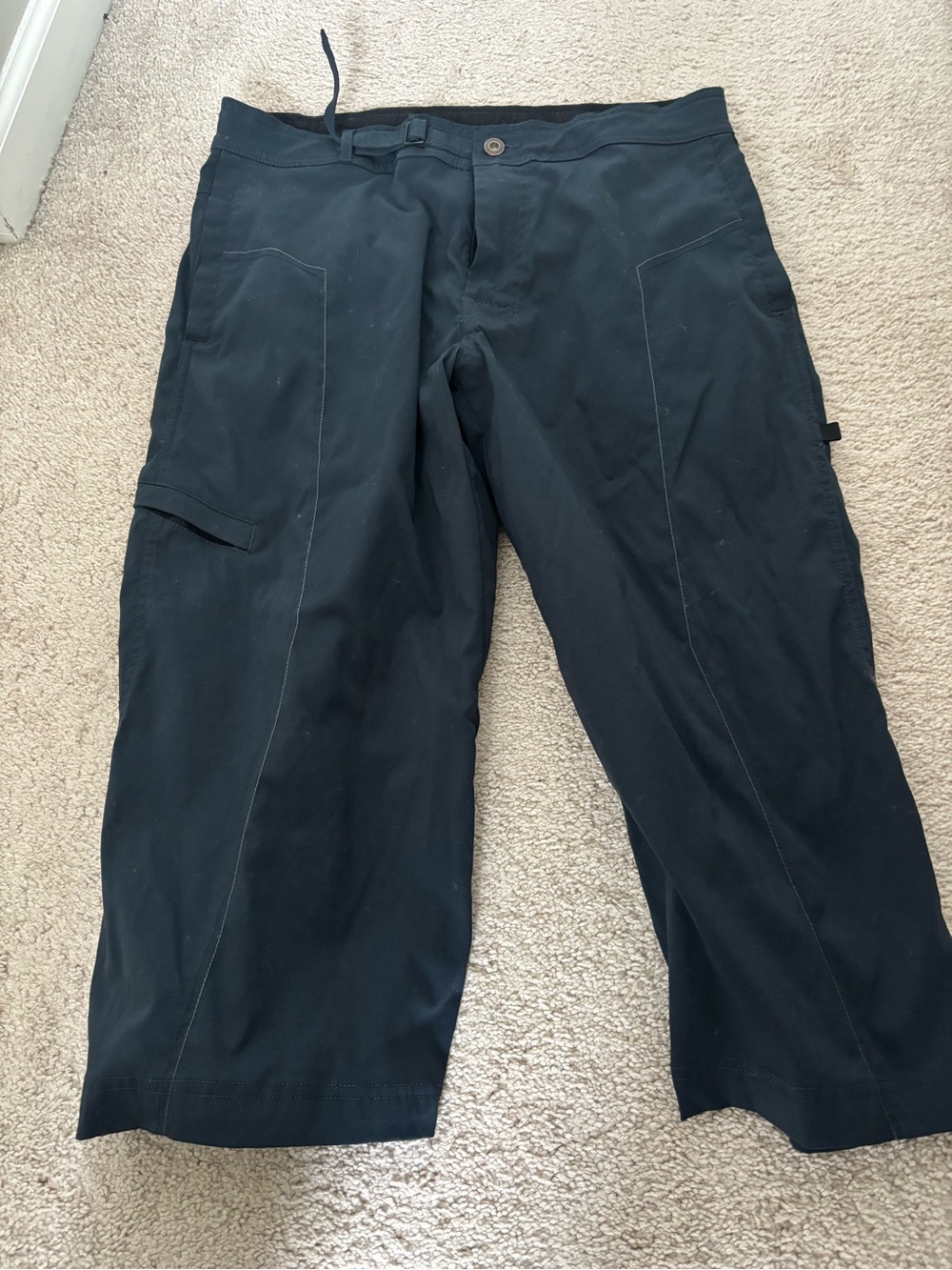 Prana Black Cargo Pants for Men